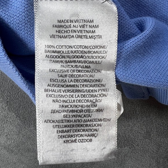 Polo Ralph Lauren Mens XXL Classic Fit Blue Short Sleeve Pique Polo Shirt Yellow - Picture 13 of 14